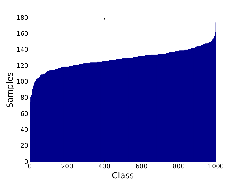 Classes distribution